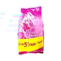 امواس حلاقه نسائيه فينوس ديزي 2 من جيليت - 10+5 مج...