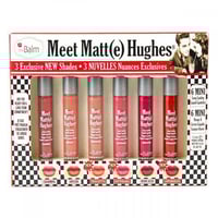 طقم احمر شفاه سائل ميت مات هيوز 14 من ذا بالم - 6ق...