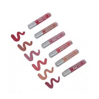 طقم احمر شفاه سائل ميت مات هيوز 2 من ذا بالم - 6قط...