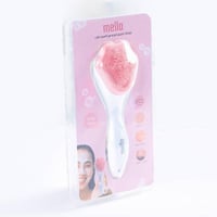 فرشاة بمقبض لتنظيف و تقشير الوجه سيليكون وردي من م...