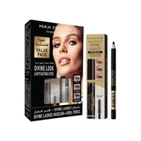 مجموعة مكياج ديفاين لاش ماسكارا + قلم كحل من ماكس...