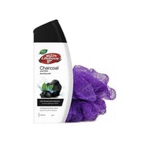 غسول جسم مع ليفه بخلاصة الفحم والنعناع من لايف بوي...