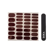 طلاء أظافر وينر لاصق عنابي من لوكا