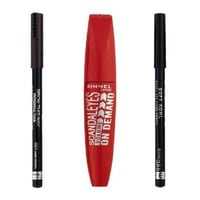 ماسكارا وقلم كحل كاجال وقلم حواجب ايكونيك تريو من...