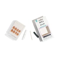 اظافر صناعية اكريلك شكل أوفال طبيعي من لوكا - A7