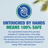 زيت شعر جوز هند نقي 100% الازرق من بارشوت - 600مل