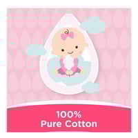 قطن للمكياج قطع نقية من جونسون - 80قطعة