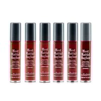 مجموعة 6 ميني احمر شفاه ميت مات هيوز 9 من ذا بالم...