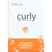 مجموعة الشعر الكيرلى من ايتالوس - 3 قطع