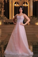 فستان سهرة أحلام اللؤلؤ