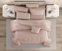 مفرش الورا - شتوي - مفرد ونص 4 قطع