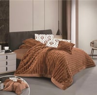 مفرش الين - مزدوج شتوي 8 قطع