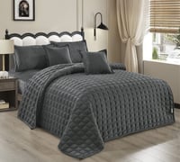 مفرش مخملي - شتوي مفرد ونص 4 قطع