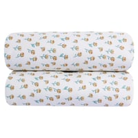 مفرش نيلوفر - قطن 100% – مفرد ونص 5 قطع