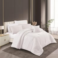 مفرش لينين - صيفي - مزدوج 7 قطع