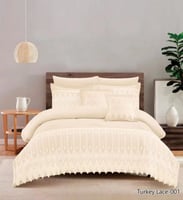 مفرش دانتيل - صيفي مزدوج 8 قطع