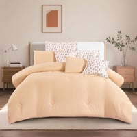 مفرش نيلوفر - قطن 100% – مفرد ونص 5 قطع