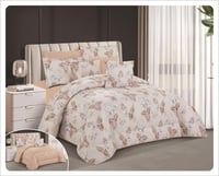 مفرش سيرين - صيفية مفرد ونص 5 قطع