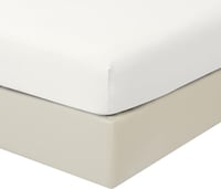 مفرش نرجس – صيفي مطرز - مزدوج 7 قطع – ابيض + رصاصي