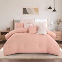 مفرش نيلوفر - قطن 100% – مفرد ونص 5 قطع