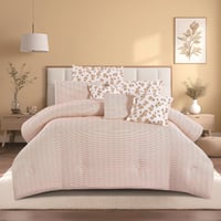 مفرش نيلوفر - قطن 100% – مفرد ونص 5 قطع