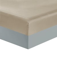 مفرش نسمه - صيفية مفرد ونص 4 قطع - بيج + ذهبي