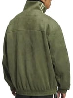 جاكيت رياضي اديداس تانج رجالي باللون الأخضر الكيوي