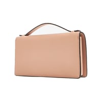 شنطة فالانتينو صغيرة 20سم لون بيج راقية بحامل سلسا...