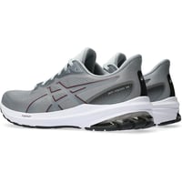 اسيكس حذاء جري رجالي GT-1000 12 لون رمادي مع أحمر...