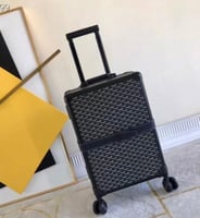 شنطة جويارد للسفر بعجلات مونوغرام لون أسود