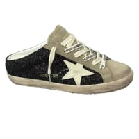 سليبر مفتوح جولدن جوس سابوت سوبر ستار جليتر أسود و...