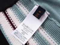 سيت لويس فيتون كروشيه رجالي قميص وشورت مخطط أزرق و...