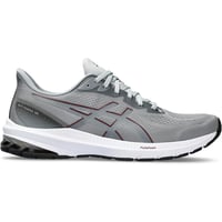 اسيكس حذاء جري رجالي GT-1000 12 لون رمادي مع أحمر...