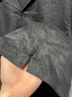 قميص بأزرار أمامية رجالي لوروبيانا لينن بلون بني د...