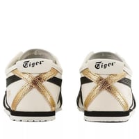 حذاء اونيتسوكا تايغر مكسيكو 66 أبيض أسود ذهبي