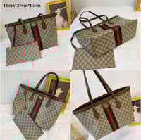 حقيبة كبيرة جوتشي اوفيديا GG لون بني بيج