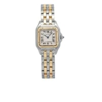 ساعة يد كارتيير تانك للسيدات جولد سيلفر