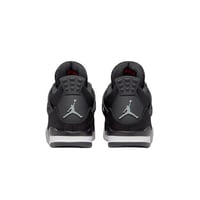 سنيكرز اير جوردن 4 أسود فخم رياضي عصري للجنسين