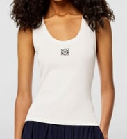 قميص بدون أكمام توب لويفي وايت