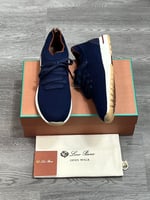 حذاء لورو بيانا رياضي كحلي قماش فاخر مريح