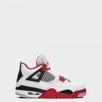 شوز اير جوردن 4 ريترو أحمر ناري أبيض أسود