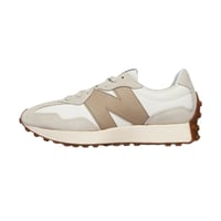 حذاء رياضي نيو بالانس 327 بني أبيض متدرج مبطن عصري
