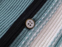 سيت لويس فيتون كروشيه رجالي قميص وشورت مخطط أزرق و...