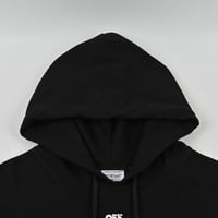 هودي شتوي للجنسين من أوف وايت لون أسود