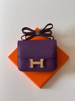 شنطه ايرمز ميني كونستانس بحامل كتف لون بنفسجي عصري