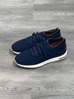 حذاء لورو بيانا رياضي كحلي قماش فاخر مريح