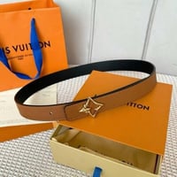 حزام بوجهين لويس فيتون عسلي
