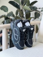 سنيكرز ديور رجالي اسود تفاصيل ابيض B30