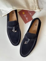 شوز لورو بيانا نسائي فلات أسود ماستر كواليتي