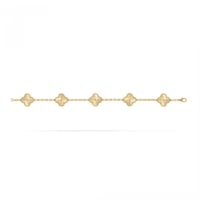 اسوارة فان كليف فينتاج ألامبرا 5 زخارف ذهبي